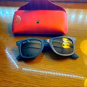 Blue Ray-Ban Camo Fabric Wayfarer Sunglasses